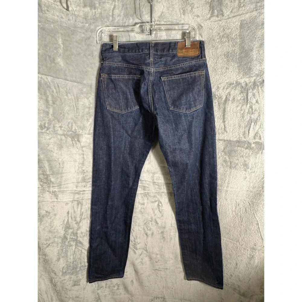 J Crew 770 Straight Fit Dark Wash Denim Jeans Mens W29‎ L32 selvage